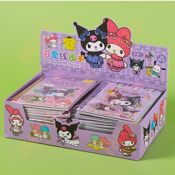 cuaderno de pegatinas 1 pack 24 pz