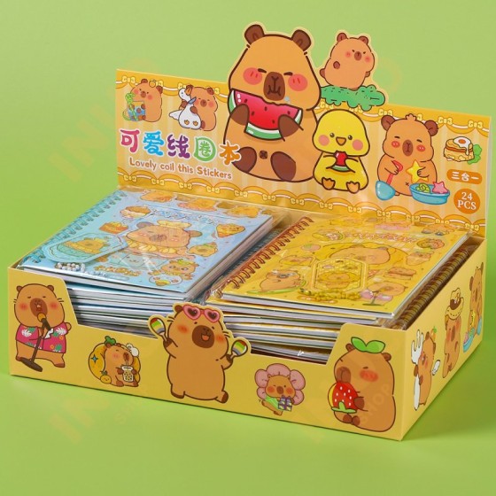 cuaderno de pegatinas 1 pack 24 pz